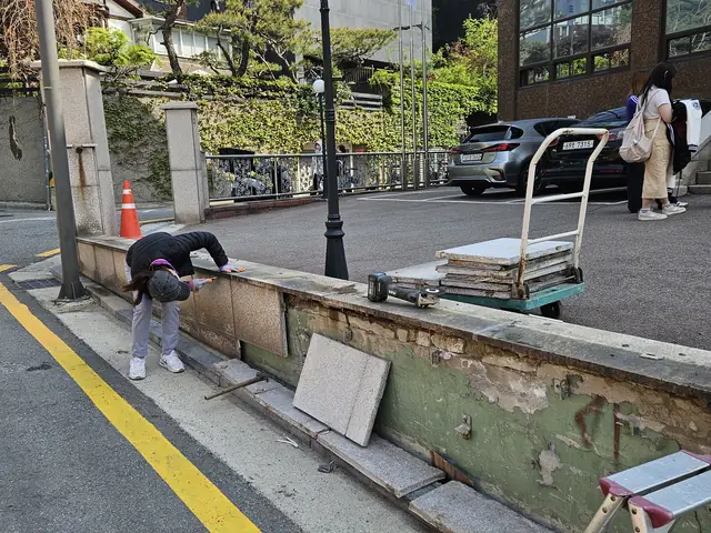 강남 철거 현장 전
